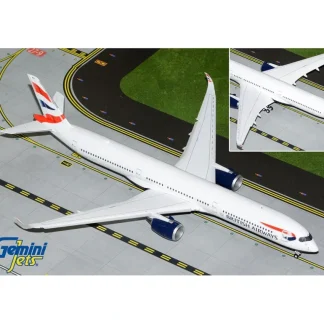 Gemini Jets G2BAW1124F 1:200 British Airways Airbus A350-1000 (Flaps Down) - Miniature Marvels: Airplane Models & Painted Dice* Airplane Model