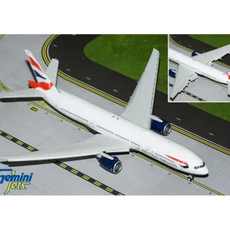 Gemini Jets G2BAW1130F 1:200 British Airways Boeing 777-200ER (Flaps Down) - Miniature Marvels: Airplane Models & Painted Dice* Airplane Model
