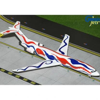 Gemini Jets G2BNF1220 1:200 Braniff International Airways Boeing 727-200 N408BN Calder Bicentennial - Miniature Marvels: Airplane Models & Painted Dice* Airplane Model
