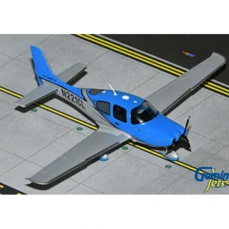 Gemini Jets GGCIR017 1:72 Cirrus SR22T-GTS G6 Carbon N221CL (Sportys/Wright Bros. Collection) - Miniature Marvels: Airplane Models & Painted Dice* Airplane Model