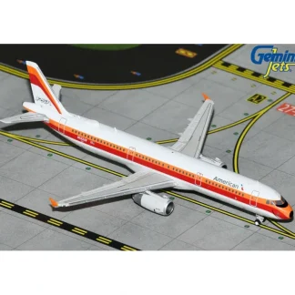 Gemini Jets GJAAL2256 1:400 American Airlines A321 N582UW PSA Heritage Livery - Miniature Marvels: Airplane Models & Painted Dice* Airplane Model