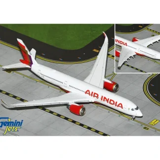 Gemini Jets GJAIC2254F 1:400 Air India Airbus A350-900 (Flaps Down) - Miniature Marvels: Airplane Models & Painted Dice* Airplane Model