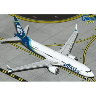 Gemini Jets GJASA2273 1:400 Alaska Airlines B737 MAX 8 N801AK - Miniature Marvels: Airplane Models & Painted Dice* Airplane Model