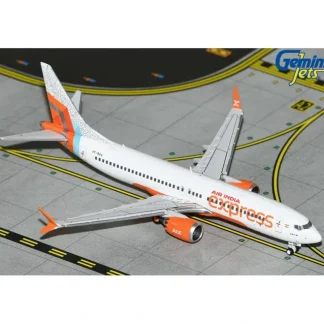 Gemini Jets GJAXB2260 1:400 Air India Express Boeing 737 MAX 8 VT-BXA - Miniature Marvels: Airplane Models & Painted Dice* Airplane Model