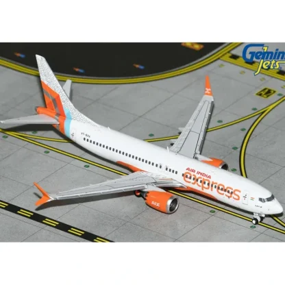 Gemini Jets GJAXB2260 1:400 Air India Express Boeing 737 MAX 8 VT-BXA - Miniature Marvels: Airplane Models & Painted Dice* Airplane Model
