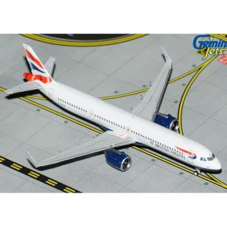 Gemini Jets GJBAW2115 1:400 British Airways Airbus A321neo - Miniature Marvels: Airplane Models & Painted Dice* Airplane Model