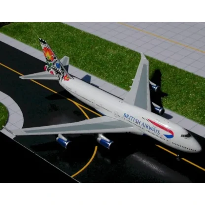 Gemini Jets GJBAW020 1:400 British Airways Boeing 747-400 G-BNLT "Poland - 'Koguty Lowicky'" - Miniature Marvels: Airplane Models & Painted Dice* Airplane Model