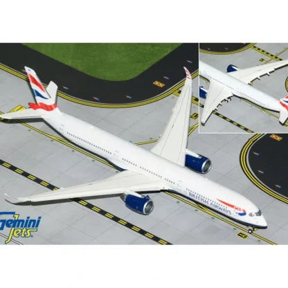 Gemini Jets GJBAW2111F 1:400 British Airways Airbus A350-1000 (Flaps Down) - Miniature Marvels: Airplane Models & Painted Dice* Airplane Model