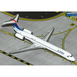 Gemini Jets GJDAL1123 1:400 Delta Air Lines MD-88 N941DL (Colors in Motion/wavy livery) - Miniature Marvels: Airplane Models & Painted Dice* Airplane Model