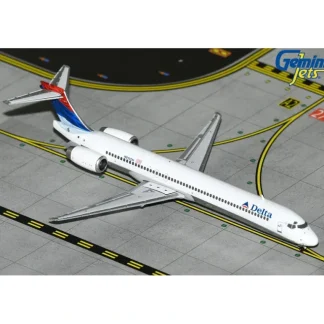 Gemini Jets GJDAL1417 1:400 Delta Air Lines MD-90 N910DN (Colors in Motion livery) - Miniature Marvels: Airplane Models & Painted Dice* Airplane Model
