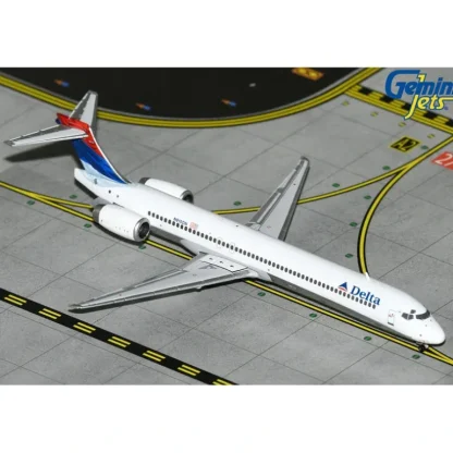 Gemini Jets GJDAL1417 1:400 Delta Air Lines MD-90 N910DN (Colors in Motion livery) - Miniature Marvels: Airplane Models & Painted Dice* Airplane Model