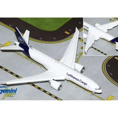 Gemini Jets GJDLH2126F 1:400 Lufthansa Boeing 777F (Flaps Down) - Miniature Marvels: Airplane Models & Painted Dice* Airplane Model