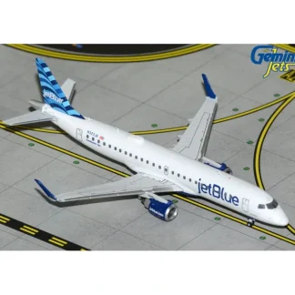 Gemini Jets GJJBU2287 1:400 JetBlue Airways E190-100IGW N323JB - Miniature Marvels: Airplane Models & Painted Dice* Airplane Model