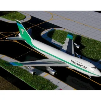 Gemini Jets GJTVA226 1:400 Transamerica Boeing 747-200 - Miniature Marvels: Airplane Models & Painted Dice* Airplane Model