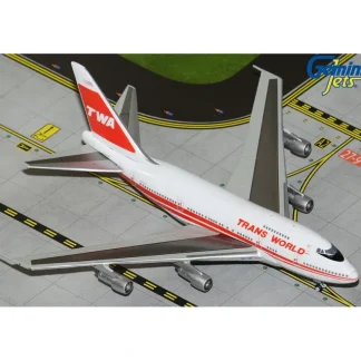 Gemini Jets GJTWA1495 1:400 TWA Boeing 747SP - Miniature Marvels: Airplane Models & Painted Dice* Airplane Model