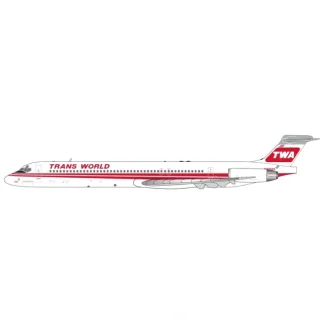 Gemini Jets GJTWA2009 1:400 TWA MD-80 - Miniature Marvels: Airplane Models & Painted Dice* Airplane Model