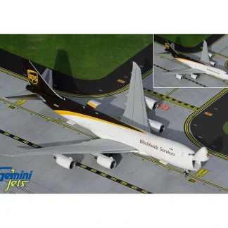 Gemini Jets GJUPS2005 1:400 UPS Boeing 747-8F (Interactive) - Miniature Marvels: Airplane Models & Painted Dice* Airplane Model