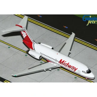 Gemini Jets G2MID1190 1:200 Midway Airlines DC-9-15 - Miniature Marvels: Airplane Models & Painted Dice* Airplane Model