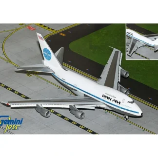 Gemini Jets G2PAA1157F 1:200 Pan American World Airways Boeing 747SP N539PA (Flaps Down) - Miniature Marvels: Airplane Models & Painted Dice* Airplane Model