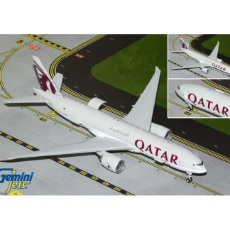Gemini Jets G2QAC954 1:200 Qatar Airways Cargo B777-200LRF A7-BFT (Interactive Series) - Miniature Marvels: Airplane Models & Painted Dice* Airplane Model