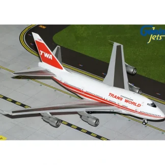 Gemini Jets G2TWA1159 1:200 TWA Boeing 747SP N58201 Boston Express - Miniature Marvels: Airplane Models & Painted Dice* Airplane Model