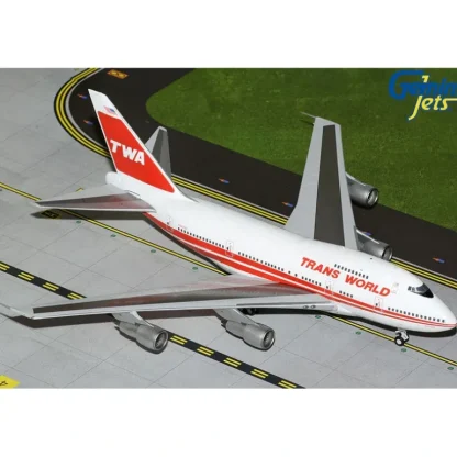 Gemini Jets G2TWA1159 1:200 TWA Boeing 747SP N58201 Boston Express - Miniature Marvels: Airplane Models & Painted Dice* Airplane Model