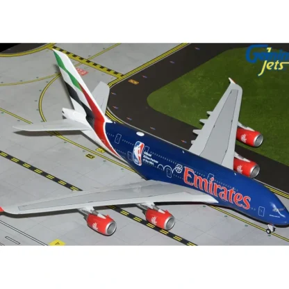 Gemini Jets G2UAE1346 1:200 Emirates A380 A6-EOD Official Airline Partner of the NBA - Miniature Marvels: Airplane Models & Painted Dice* Airplane Model