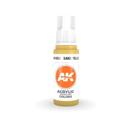 Best Sale 3Gen Acrylics: Sand Yellow - Standard LTG AK-11035 - Miniature Marvels: Airplane Models & Painted Dice Paint
