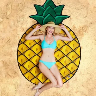 Hot GIANT 5 FT PINEAPPLE - Beach Pool Shower Towel Blanket - BigMouth Inc. - Miniature Marvels: Airplane Models & Painted Dice Egpull