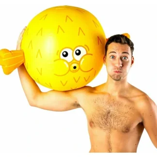 Best GIANT 30" PUFFERFISH Inflatable Beach Ball Pool Party Toy Float - BigMouth Inc - Miniature Marvels: Airplane Models & Painted Dice Egpull