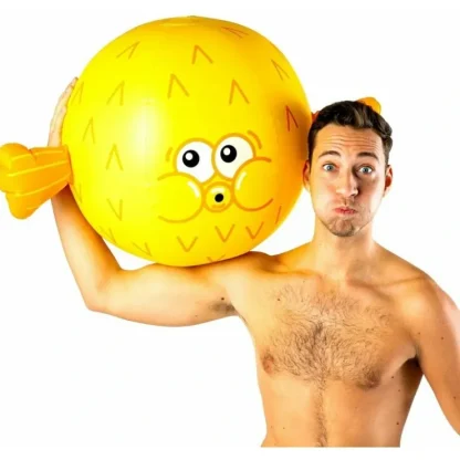 Best GIANT 30" PUFFERFISH Inflatable Beach Ball Pool Party Toy Float - BigMouth Inc - Miniature Marvels: Airplane Models & Painted Dice Egpull