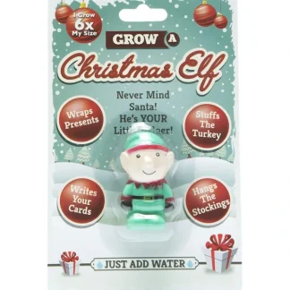 Fashion Grow A Christmas Elf Toy - Just Add Water 600% Larger! Children Stocking Stuffer - Miniature Marvels: Airplane Models & Painted Dice Egpull