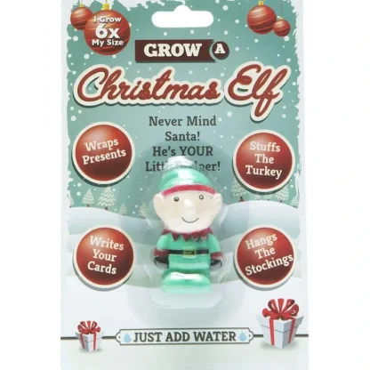 Fashion Grow A Christmas Elf Toy - Just Add Water 600% Larger! Children Stocking Stuffer - Miniature Marvels: Airplane Models & Painted Dice Egpull