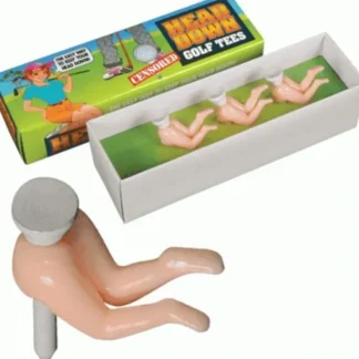 New Head Down Ass Crack Butt Golf Ball Tees - Funny Gag Prank Novelty Golfing Joke - Miniature Marvels: Airplane Models & Painted Dice Egpull