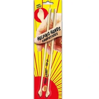 Best Helping Hands Chopsticks - Reusable Plastic Tiny Hands - Trick GaG Joke Novelty - Miniature Marvels: Airplane Models & Painted Dice Egpull