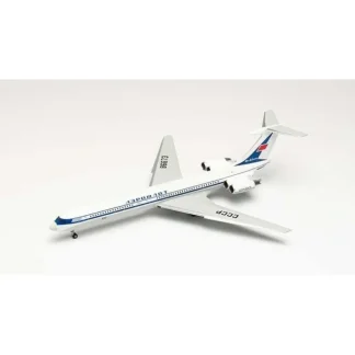 Herpa 571524 1:200 Aeroflot Ilyushin IL-62M Le-Bourget - Miniature Marvels: Airplane Models & Painted Dice* Airplane Model