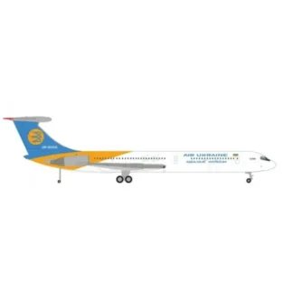 Herpa Wings 572699 1:200 Air Ukraine Ilyushin IL-62M - Miniature Marvels: Airplane Models & Painted Dice* Airplane Model