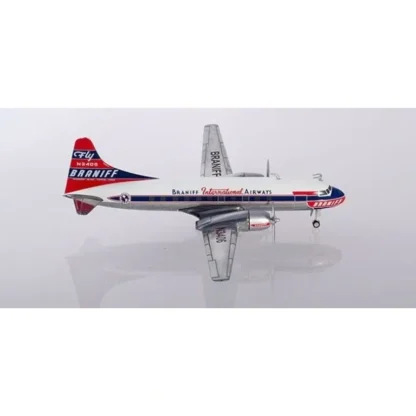 Herpa Wings 559621 1:200 Braniff International Airways Conviar CV-340 N3406 - Miniature Marvels: Airplane Models & Painted Dice* Airplane Model