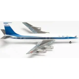 Herpa Wings 571432 1:200 El Al Boeing 707-400 - Miniature Marvels: Airplane Models & Painted Dice* Airplane Model