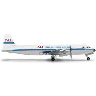 Herpa Wings 556354 1:200 Trans Australia DC-6 - Miniature Marvels: Airplane Models & Painted Dice* Airplane Model