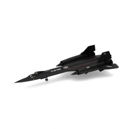 Herpa Wings 573290 1:200 USAF SR-71B Blackbird 9th SRW, Beale Air Base "Gumby" 61-7956 - Miniature Marvels: Airplane Models & Painted Dice* Airplane Model