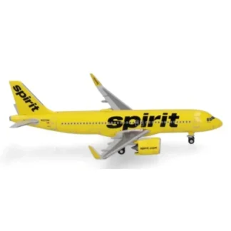 Herpa Wings HE537421 1:500 Spirit Airbus A320neo N925NK - Miniature Marvels: Airplane Models & Painted Dice* Airplane Model