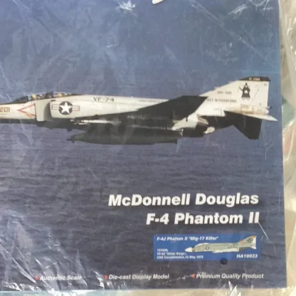 Hobby Master F-4J phantom ll Mig-17 Killer 1:72 HA19033 - Miniature Marvels: Airplane Models & Painted Dice* Airplane Model
