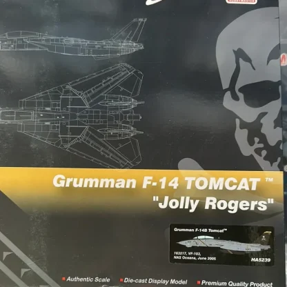 Hobby Master Grumman F-14 Tomcat Jolly Rogers 1:72 HA5239 - Miniature Marvels: Airplane Models & Painted Dice* Airplane Model