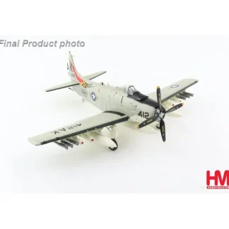 Hobby Master HA2917 1:72 A-1H Skyraider - Miniature Marvels: Airplane Models & Painted Dice* Airplane Model