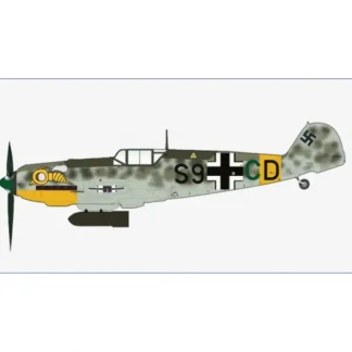 Hobby Master HA8720 1:48 BF 109E-7B - Miniature Marvels: Airplane Models & Painted Dice* Airplane Model