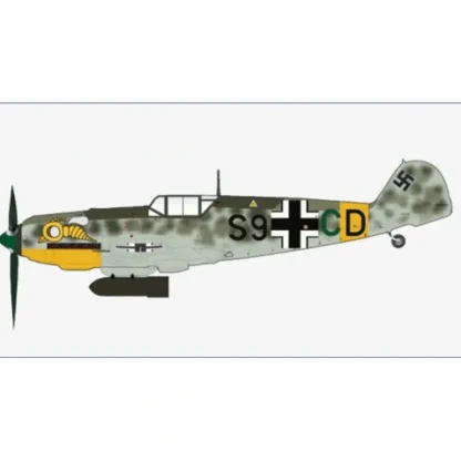Hobby Master HA8720 1:48 BF 109E-7B - Miniature Marvels: Airplane Models & Painted Dice* Airplane Model