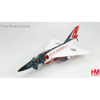 Hobby Master HA3603 1:72 F-106A Delta Dart City of Jacksonville, 125th FG Florida ANG, 1976 bicentennial - Miniature Marvels: Airplane Models & Painted Dice* Airplane Model