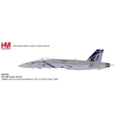 Hobby Master HA5126 1:72 F/A-18E Super Hornet "Pukin Dogs" - Miniature Marvels: Airplane Models & Painted Dice* Airplane Model