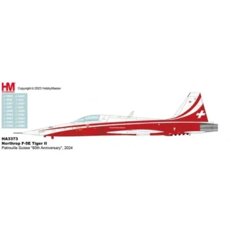 Hobby Master HA3373 1:72 F-5E Patrouille Suisse "60th Anniversary" - Miniature Marvels: Airplane Models & Painted Dice* Airplane Model